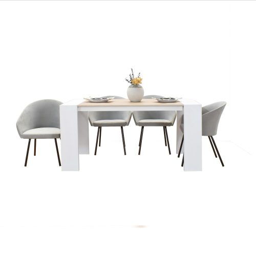 Set de Comedor Chicago 4P con Sillas Aurora