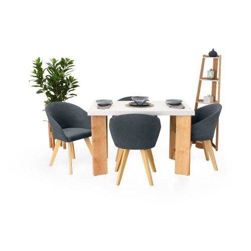 Set de Comedor Sevilla 4P Sillas Noto