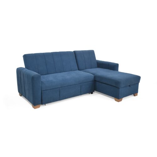 Sofá Cama en L Apolo 220x160 cm Con Baúl Tela